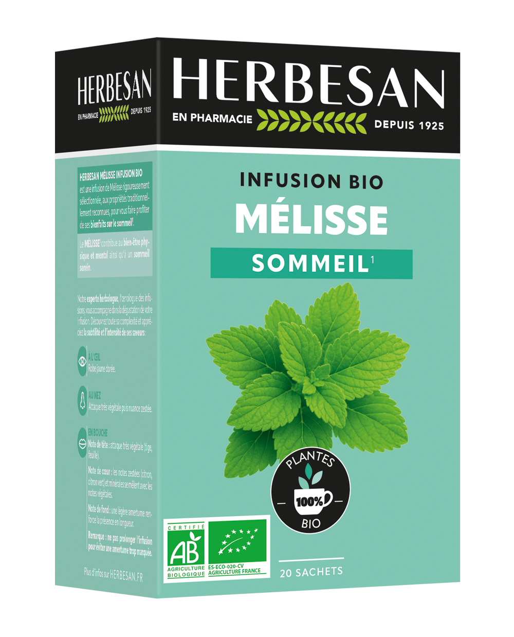 INFUSION MÉLISSE SOMMEIL BIO