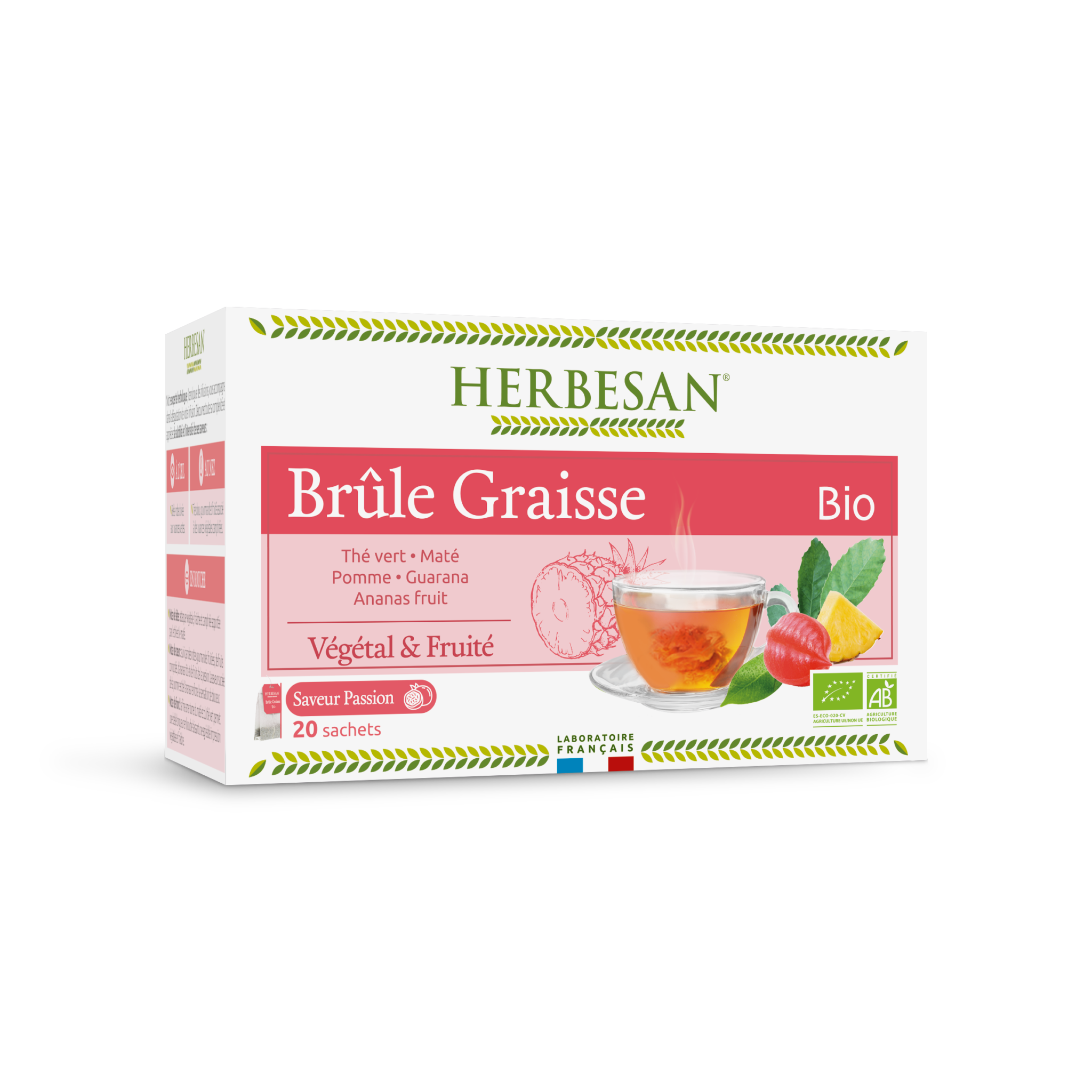 Guarana Br Le Graisse Bio Ampoules Herbesan