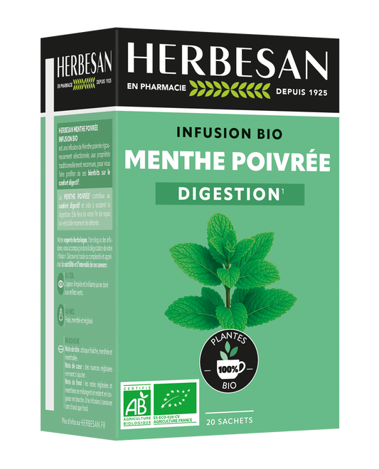 INFUSION MENTHE POIVRÉE BIO