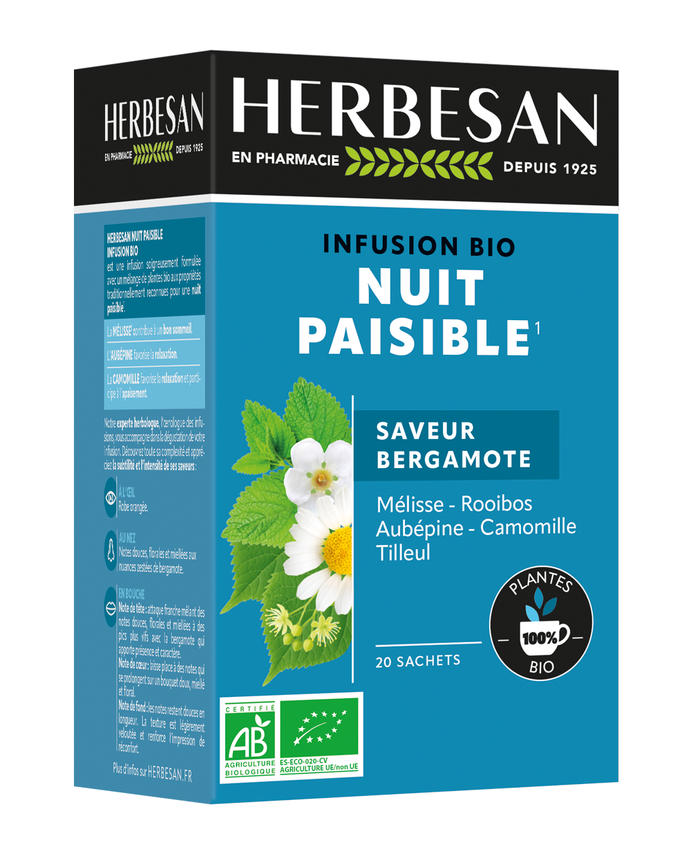 INFUSION NUIT PAISIBLE BIO