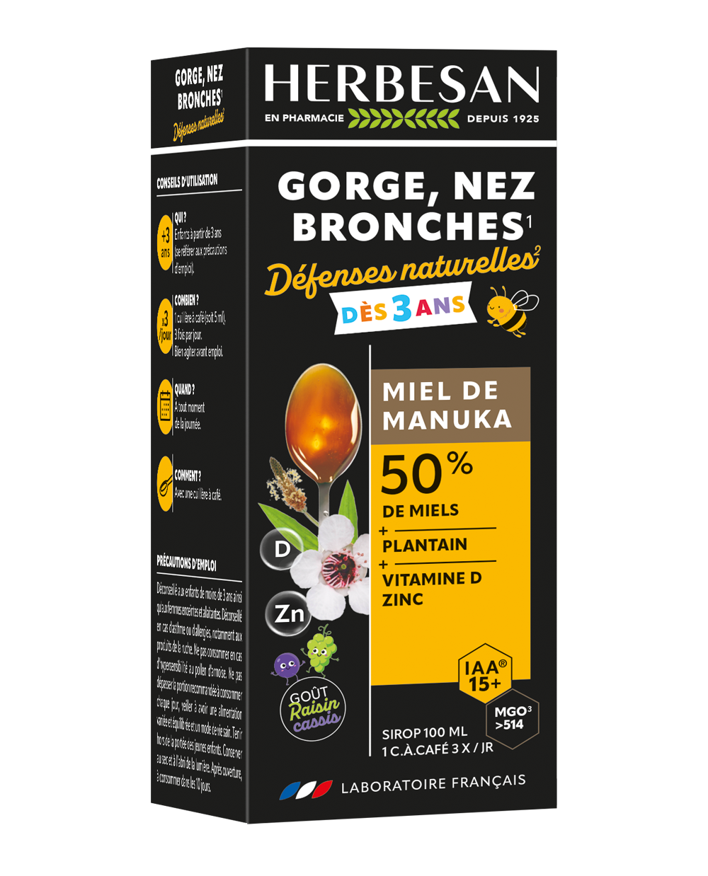 SIROP ENFANTS GORGE & BRONCHES