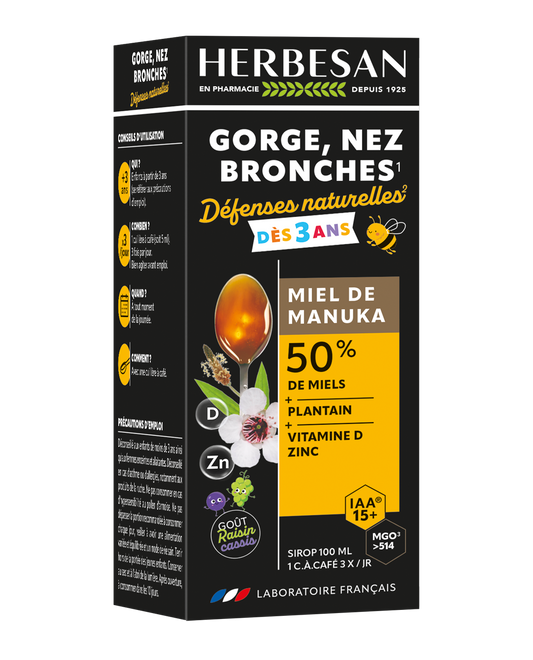 SIROP ENFANTS GORGE & BRONCHES