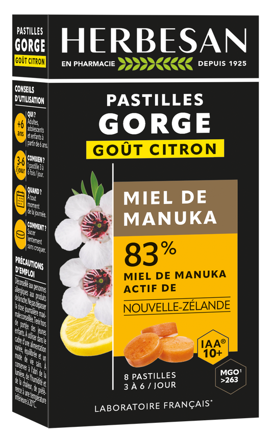 PASTILLES MANUKA IAA10+CITRON