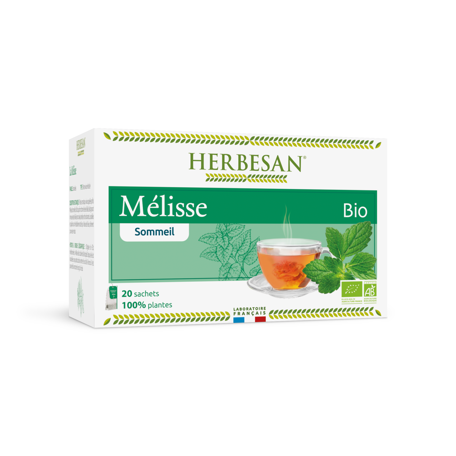 Infusion Mélisse - Sommeil - HERBESAN®